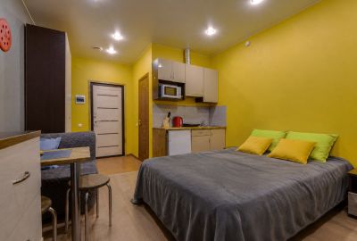 Аренда квартиры RentalSPb Апарт-отель Севкабель, Трехместная студия  посуточно от 2 200 руб.
